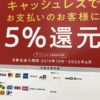 キャシュレス,支払い,5%還元,経済産業省,クレジットカード,デビットカード,電子マネー