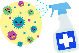 新型コロナウイルス、消毒、殺菌