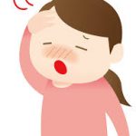 頭痛、悩み、考える、熱が出る
