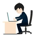 デスクワーク,パソコン,座位,座り仕事,姿勢,座る,腰痛,肩こり,首凝り,頭痛