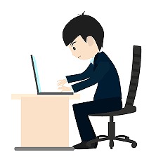 デスクワーク,パソコン,座位,座り仕事,姿勢,座る,腰痛,肩こり,首凝り,頭痛